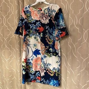 ECI New York Floral Dress Size 14